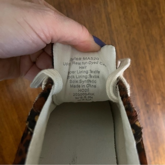 MADEWELL Leopard Print Dyed Calf Hair
Platform Sneakers. Women’s size 6.5. - Picture 12 of 13
